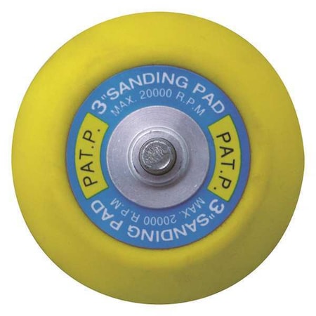 ASTRO PNEUMATIC Pad Backing,3&,for Sander/Polisher