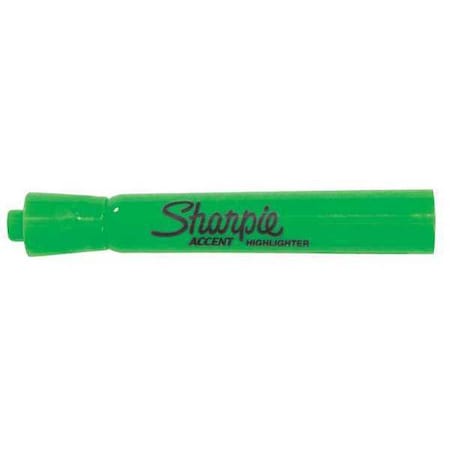 SHARPIE Highlighters Fluorescent Green,PK12