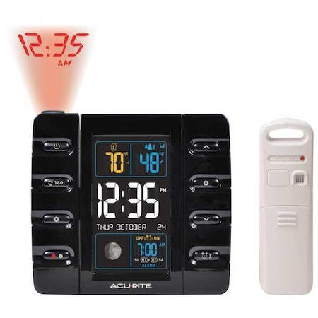 ACURITE Projection Alarm Clock Atomic