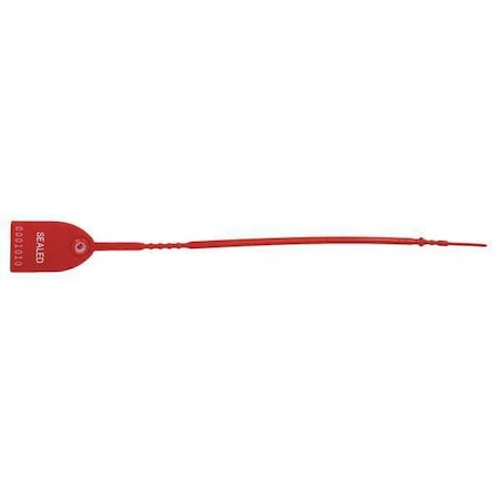 TYDENBROOKS X Strap Seal, 12&L,Red, PK50