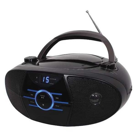 JENSEN AUDIO CD Player,Blue,AC Power Source