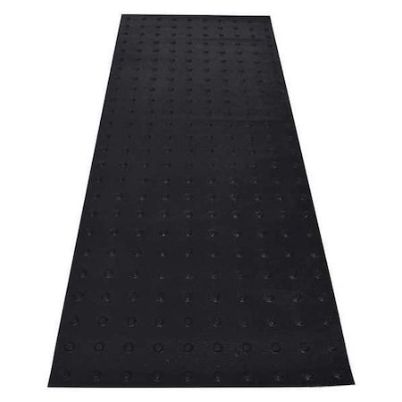 SAFETYSTEPTD ADA Warning Pad,Black,5 ft. L,Glue Down