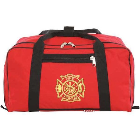 R&B FABRICATIONS Gear Bag;Red;24" L