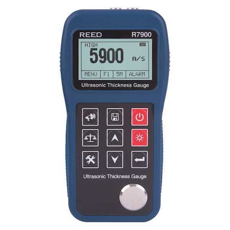REED INSTRUMENTS UT Thickness Gauge, MaxFreq 5MHz