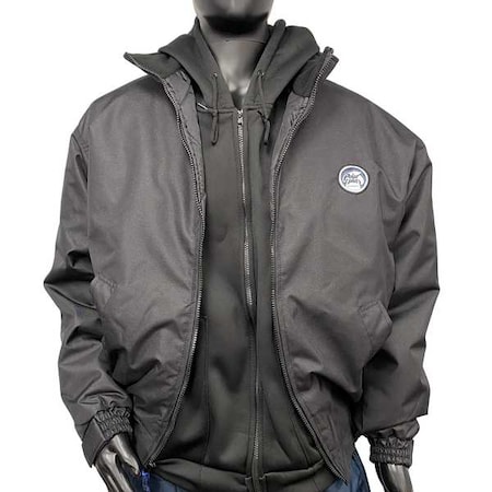 XPLORO Bomber Jacket;4XL;Black;Mens;Insulated