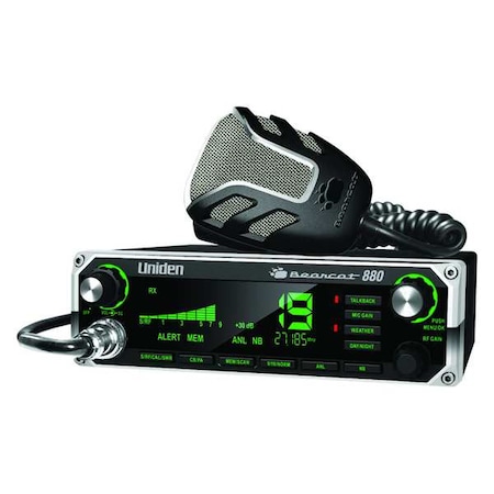 UNIDEN CB Radio;PL259 Connector;40 Channels;4W