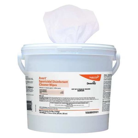 AVERT Disinfecting Wipes,160 ct,Canister,PK4