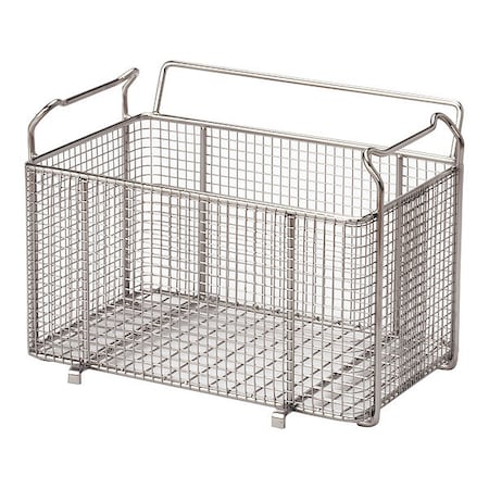 ELMA ULTRASONICS Basket,8-11/16& x 15-45/64& x 10&,SS