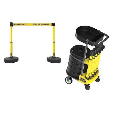 BANNER STAKES PLUS Cart Pkg w/Tray, Closed for Maint