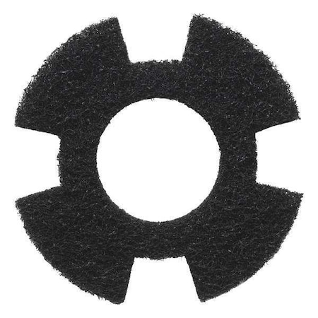 I-MOP Stripping Pad,10 5/8 in Dia,Black,PK10