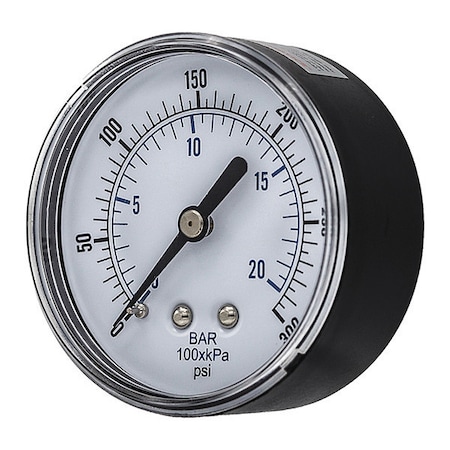 PIC GAUGES Pressure Gauge,Nominal 2-1/2