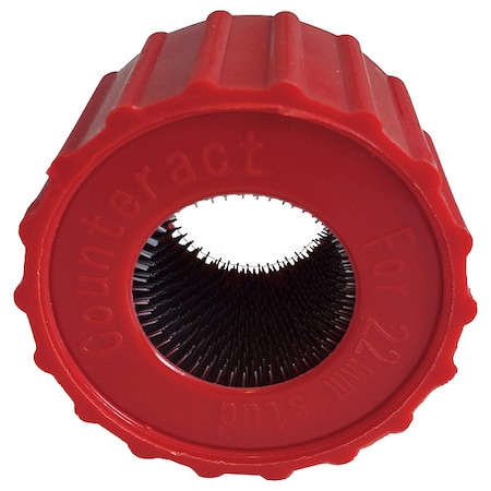 COUNTERACT Stud Brush Replacement,2& L Overall,PK2