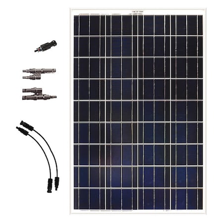 GRAPE SOLAR Solar Panel Exp Kit,100 W,1 Panel