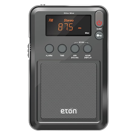 ETON Mini Shortwave Radio,Digital,4-5/16& H