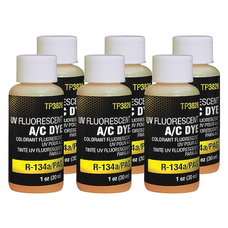 TRACERLINE UV Leak Detection Dye;1 oz. Size
