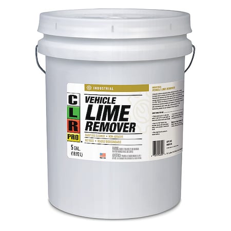 CLR PRO Vehicle Lime Remover,5 gal,Jug