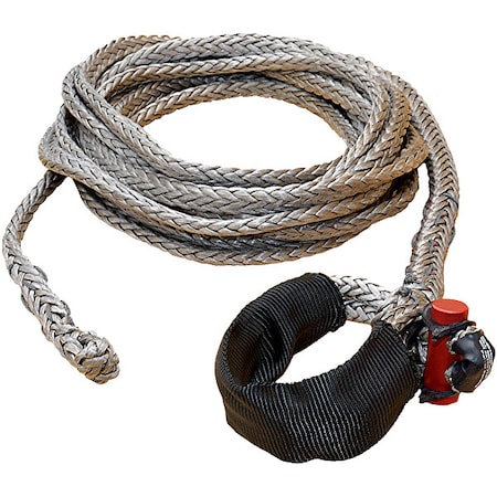LOCKJAW Winch Line,Synthetic,3/8&,25 ft.