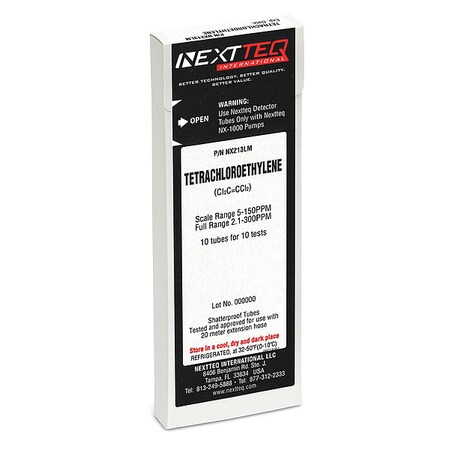 NEXTTEQ Detector Tube,For Tetrachloroethylene