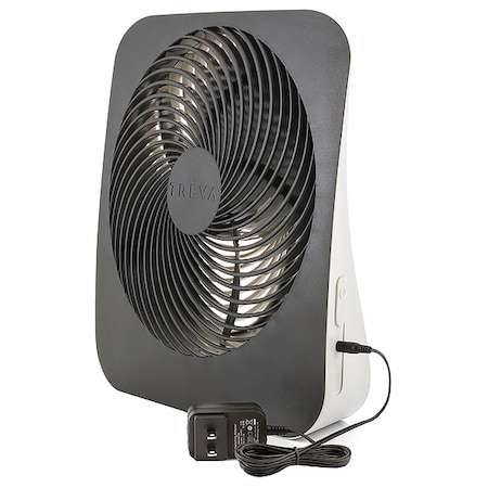 TREVA/O2COOL Compact Fan;10" dia. Blade;2 Speed