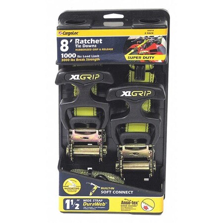 CARGOLOC Tow Recovery Straps,2& x 20 ft. Emergncy