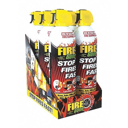 FIRE GONE Countertop Display,6 Can