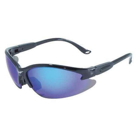 GLOBAL VISION G-Tech,Safety Glassee,Blue/Black