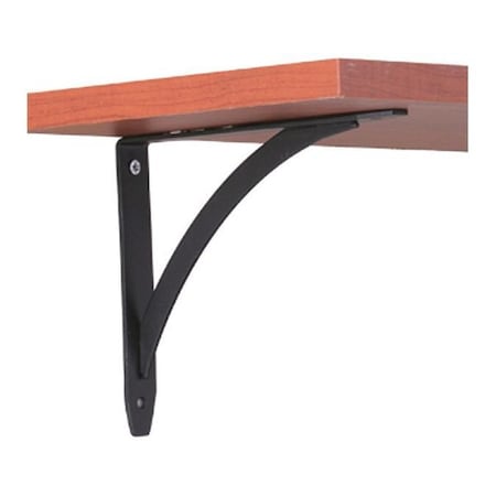 JOHN STERLING Shelf Bracket,Colonial,7&,Black Powder