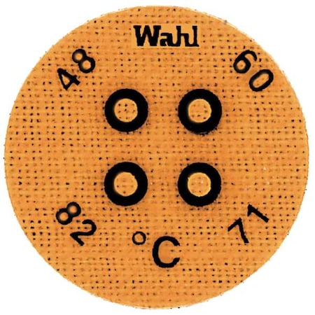 WAHL Non-Rev Temp Indicator,Kapton,PK10