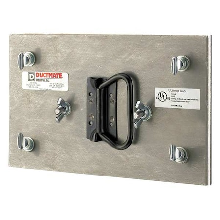 DUCTMATE Access Door,8 In. H,8 In. W,Uncoated