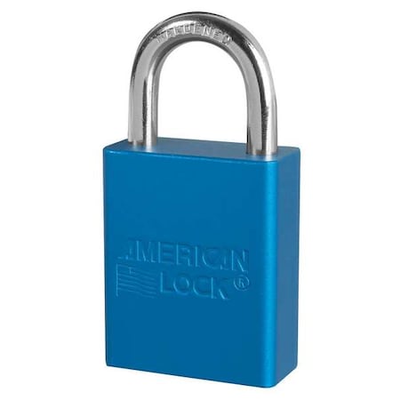 AMERICAN LOCK Lockout Padlock,KA,Blue,1-7/8&H,PK12