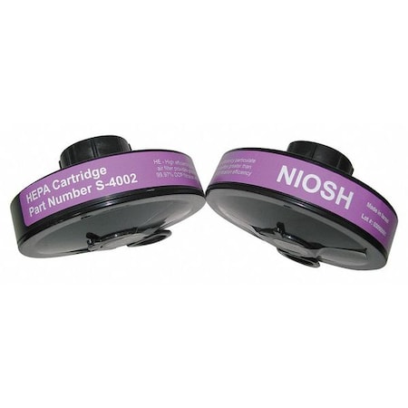 ILC DOVER Filter,Magenta,Threaded,PK50