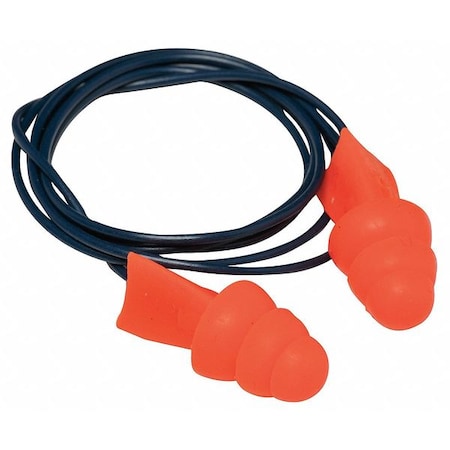 TASCO Ear Plugs,Corded,Flanged,27dB,PR