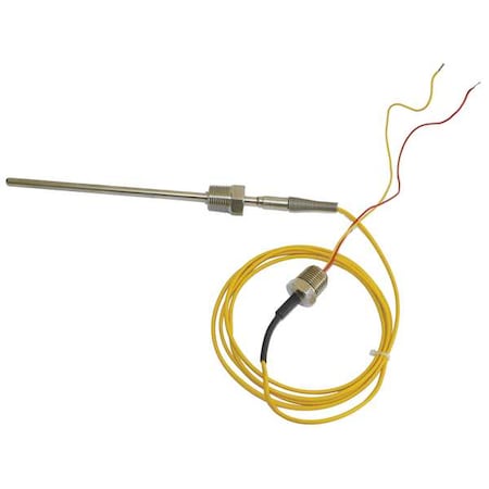 DIGI-STEM Thermocouple Probe,Type K,Length 4 in.