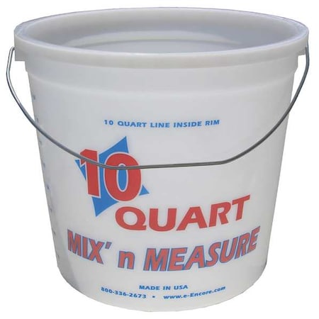 ENCORE PLASTICS Paint Pail;10 qt;24 5/8";11 1/4" L