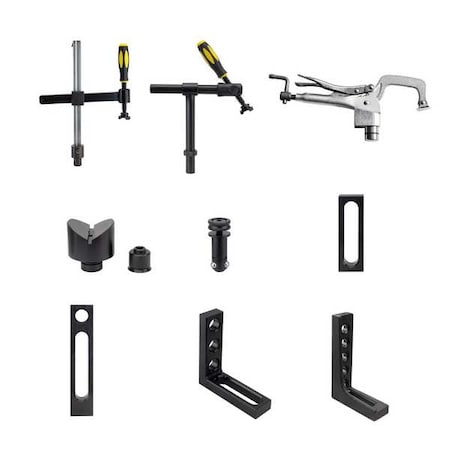 STRONG HAND TOOLS Modular Fixturing Kit, 38 PC