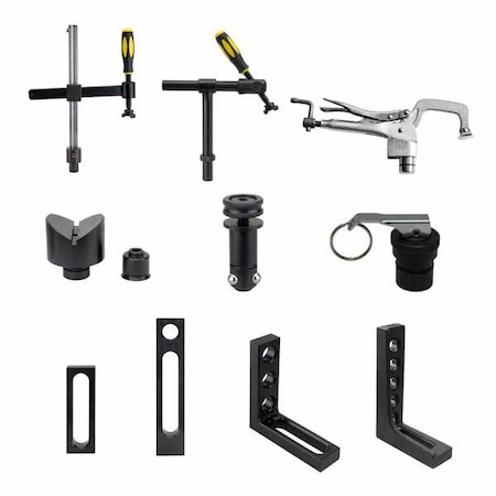 STRONG HAND TOOLS Modular Fixturing Kit, 68 PC