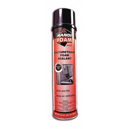 HANDI-FOAM Gun Foam,Sealant,24 oz,Black