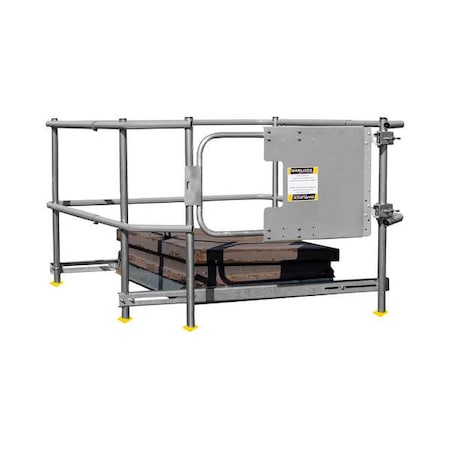 GARLOCK SAFETY SYSTEMS Roof Hatch Fall Prevention,36-54&Hatch L