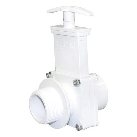 VALTERRA Gate Valve,1 1/2&,PVC,IPS
