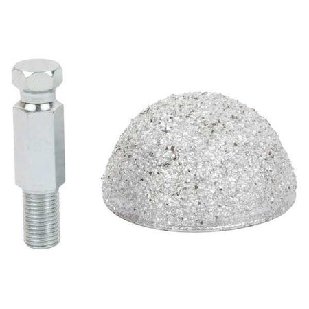 STEELMAN Tire Buffer Metal Dome and Adapter,50mm