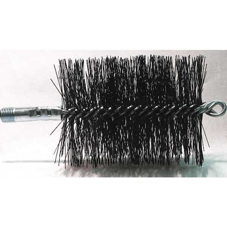 SCHAEFER BRUSH Flue Brush,3-1/2& dia.,Tempered Wire