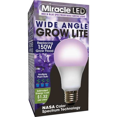 MIRACLE LED LightBulb,RedBlueSpcWideAngleMulti,11W