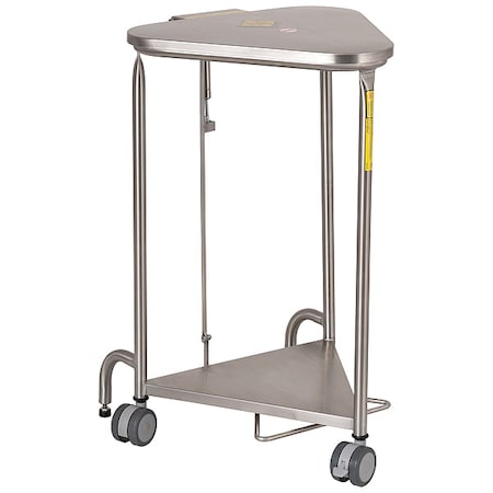 R&,B WIRE PRODUCTS Hamper Frame,32 in H,Gray