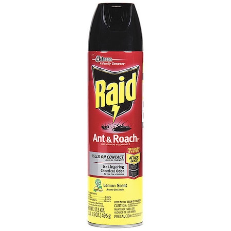 RAID Ant and Roach Killer 26;Lemon Scent;PK12
