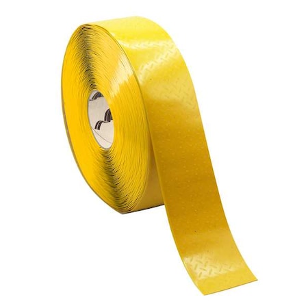 MIGHTY LINE Floor marking,Yellow,3 inx3 in,Roll