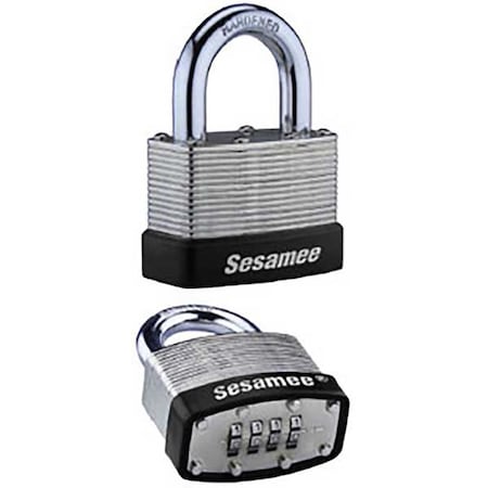 SESAMEE Combination Padlock,4 Numbers