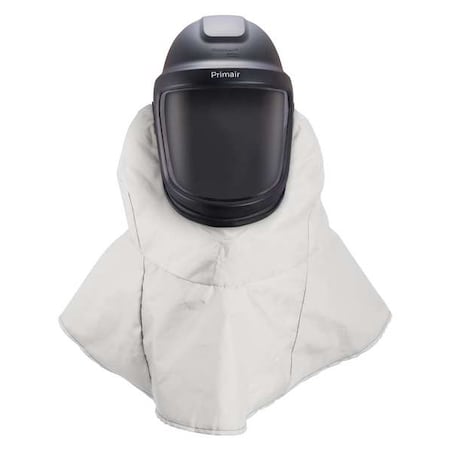 NORTH Hard Hat,Black/White,PAPR System