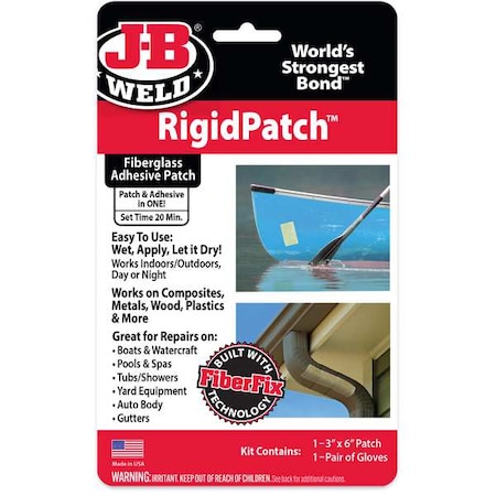 J-B WELD Pipe Repair Wrap,3&W x 6&L,White