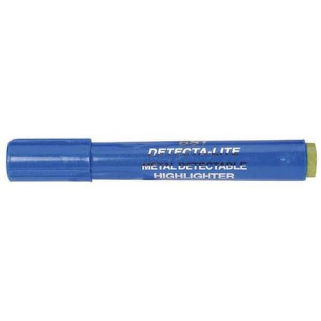 DETECTAPRO Metal Detectable Highlighter,Blue,PK10