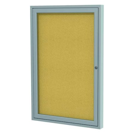 GHENT Enclosed Bulletin Board,Cork, 36x24&